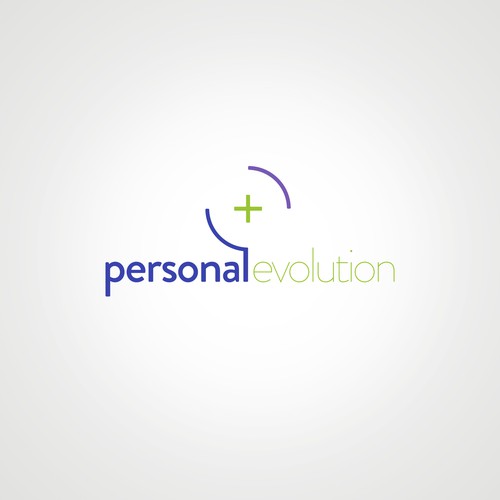 Easy design with the title 'Bold logo concept for personal evolution'