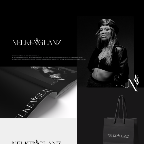 Aesthetic logo with the title 'Logo for a Fashion Brand'