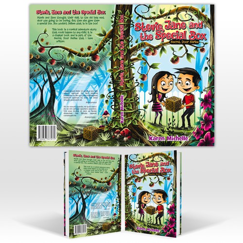 Children's book cover with the title 'Illustration for the children book'