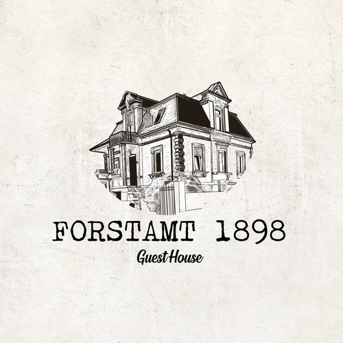 Guest house logo with the title 'Forstamt logo'