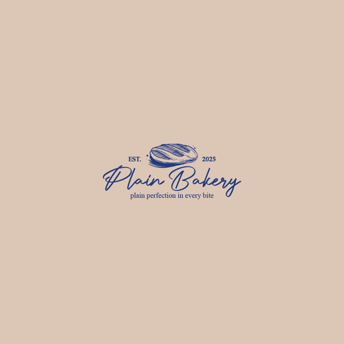 Type design with the title 'Plain Bakery Concept 3'