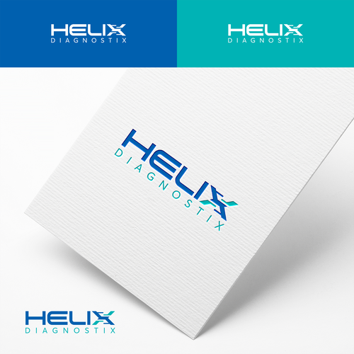 Cell logo with the title 'Helix diagnostix'