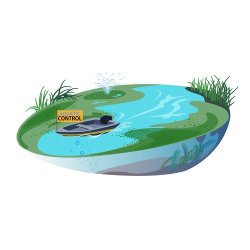 Water artwork with the title 'water control'