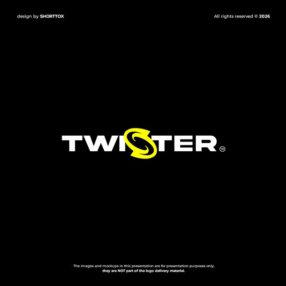 Modern design with the title 'Logo design for Twister'