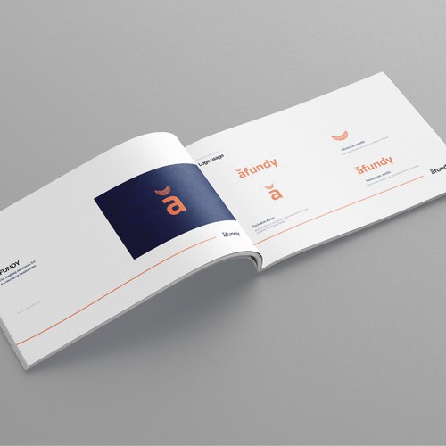 Dubai design with the title 'Brand Guide For Afundy'
