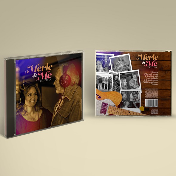 Country music design with the title 'Merle & Me'