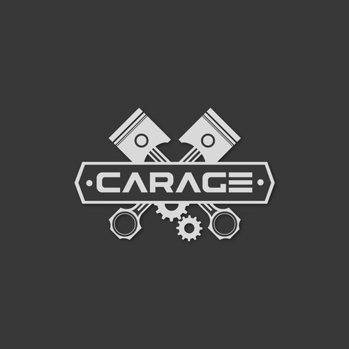 Garage brand with the title 'Bold Iconic logo design'