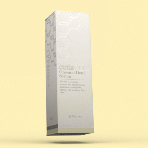Cream packaging with the title 'Premium Packaging Design for Skin Care Product'