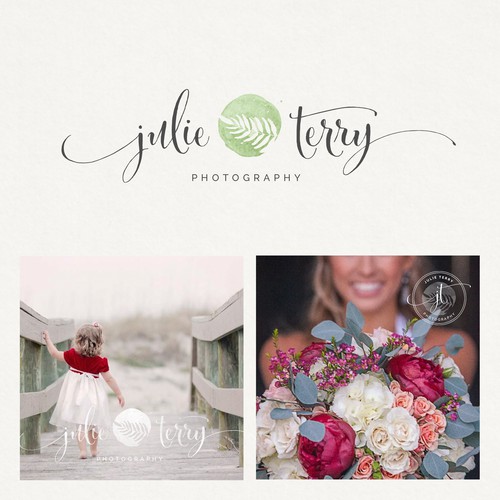 Best logo with the title 'Julie Terry photography 🌱'
