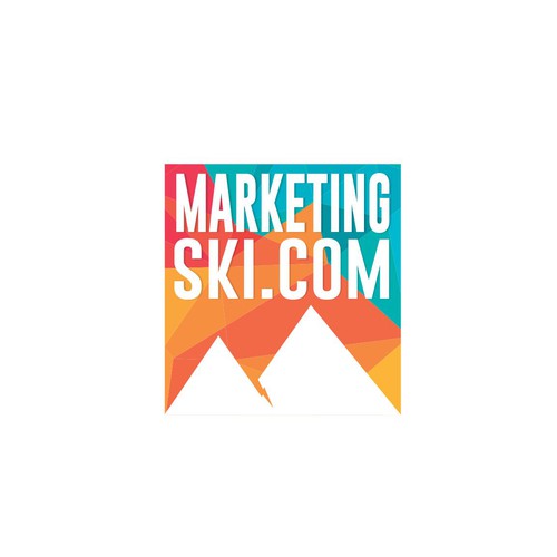 Ski logo with the title 'Marketing'
