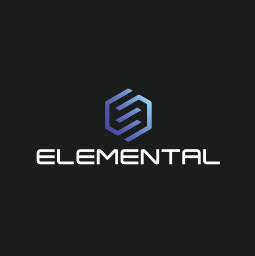 Cube logo with the title 'Elemental Logo Design'