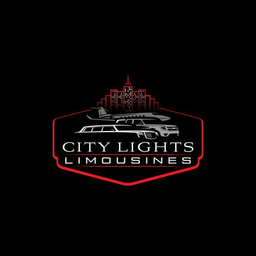 Limousine logo with the title 'City Lights Limousines'