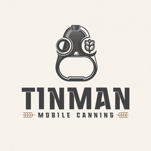 Can logo with the title 'tinman mobile canning'