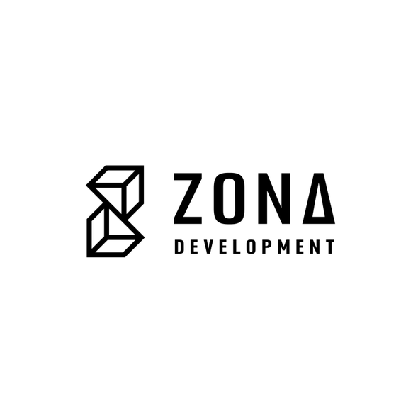 Engineering design with the title 'ZONA DEVELOPMENT'
