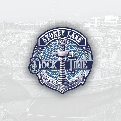 Kickass design with the title 'Dock Time logo'