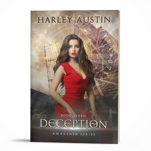 Drama book cover with the title 'Eye-catching concept for a paranormal / science fiction book!'