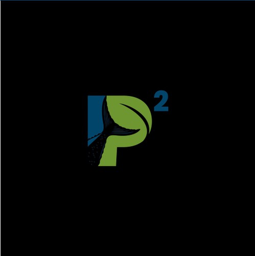 Tuna logo with the title 'P2 Environmental Solutions Logo Design '