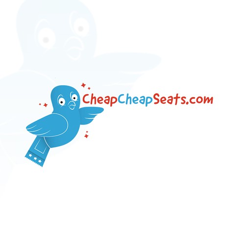 Concert logo with the title 'CheapCheapSeats.com Logo Design 2'