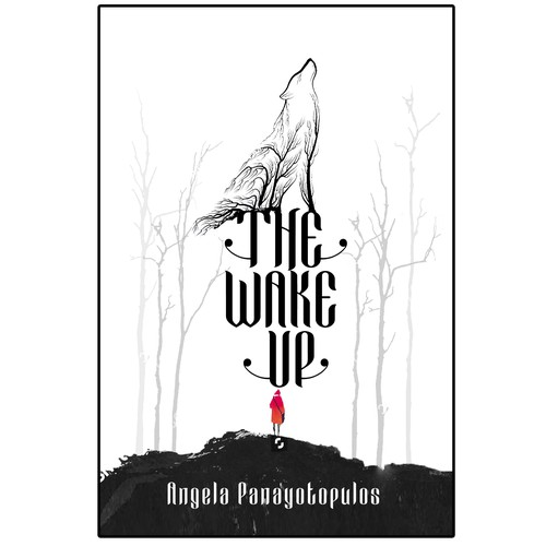 Wolf book cover with the title 'The wake up'