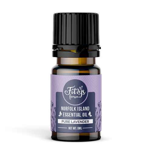 Print label with the title 'Essential oil bottle label design'