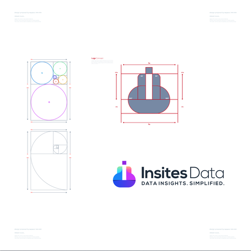 Data science logo with the title 'Insites Data'