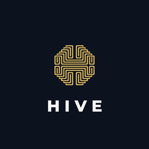 Communications brand with the title 'Hive Software Collective-logo proposal'