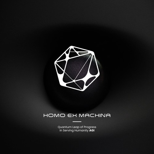 Communications brand with the title 'Abstract Technology Logo Concept'