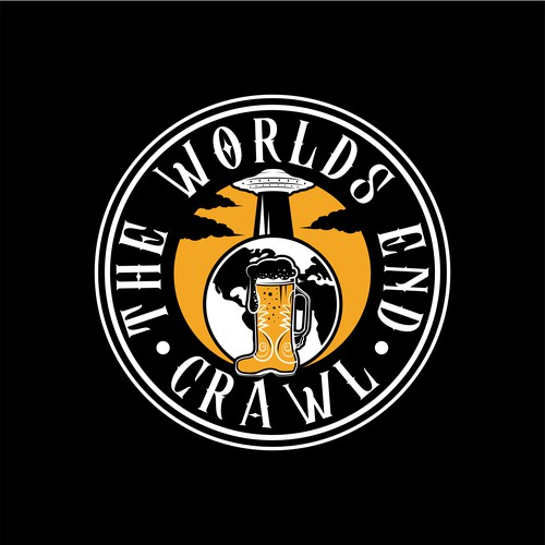 Alien logo with the title 'The worlds end crawl'