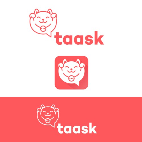 App icon logo with the title 'A memorable logo for a premium personal assistants '