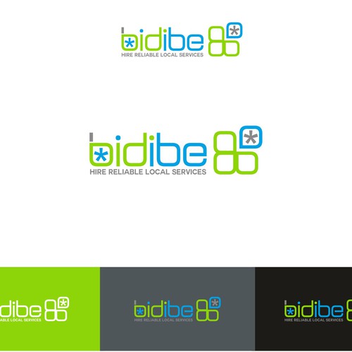 Auction logo with the title 'Bidding company Logo'