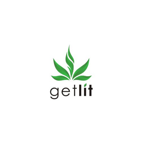 High design with the title 'Elegant & fun logo for GETLIT'