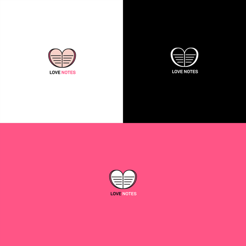 Notes design with the title 'Love Notes'