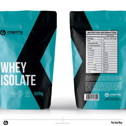 Vitamin packaging with the title 'Sport suplement'