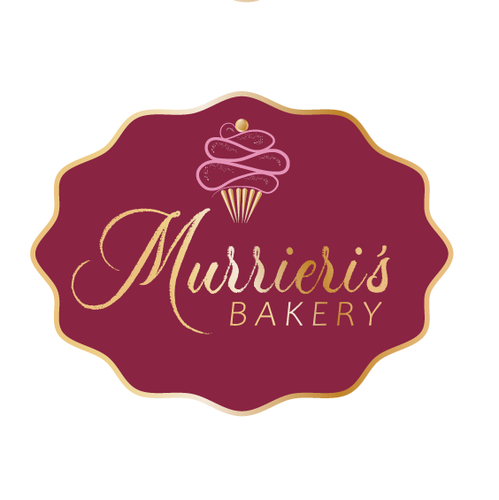 Cupcake logo with the title 'Classic logo concept for bakery'