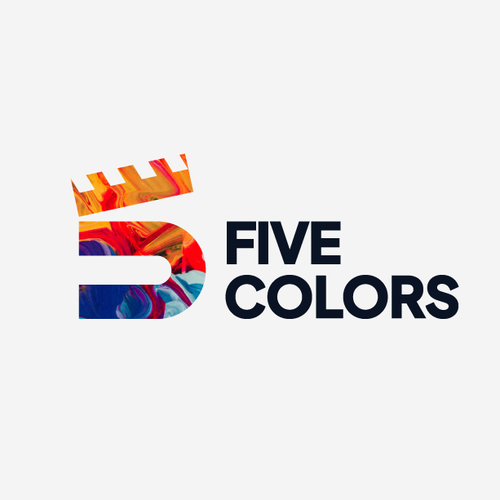 Full color logo with the title 'FIVE COLORS'