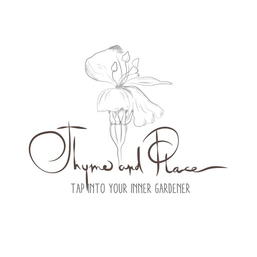 Garden brand with the title 'Design a brand for a garden shop'