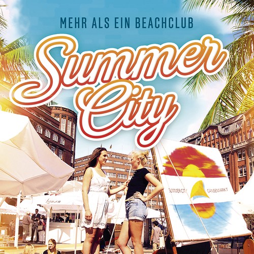 Summer design with the title 'Poster for SummerCity'