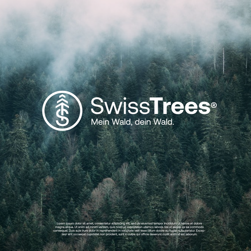 Swiss design with the title 'SwissTrees'