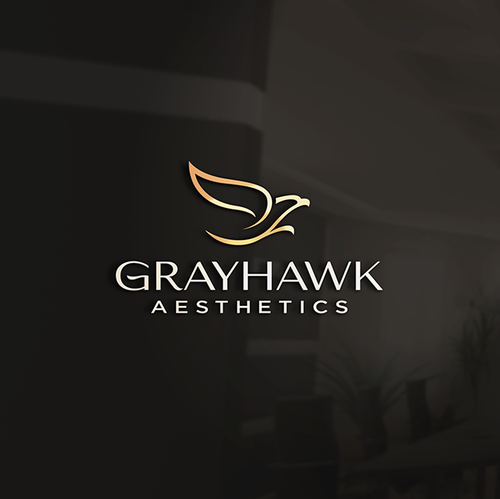 Hawk logo with the title 'Logo design for Medical Aesthetic Spa'