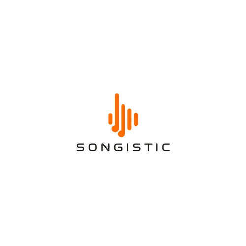 Song design with the title 'Songistic logo'