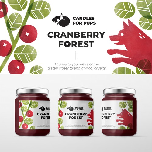 Candle packaging with the title 'Candle '