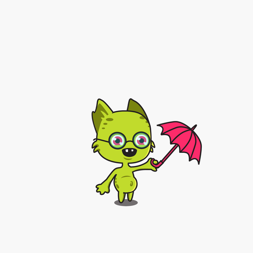 Umbrella logo with the title 'Mascot concept for Codecov'