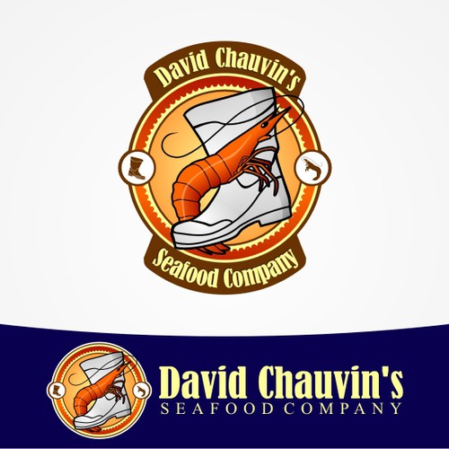 Shrimp logo with the title 'Seafood is Super'