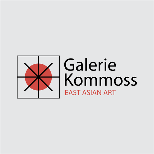 Art gallery logo with the title 'Galerie Kommoss'