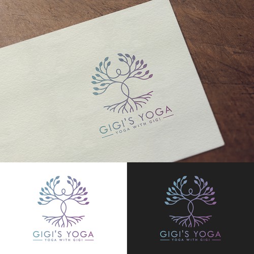 Independent logo with the title 'Logo for Independent, cute, fun yoga goddess doing pop up yoga events'