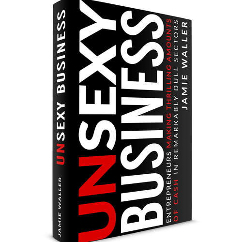 Business book cover with the title 'Book cover for a business book'