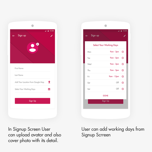 Nail design with the title 'Urban Nails'