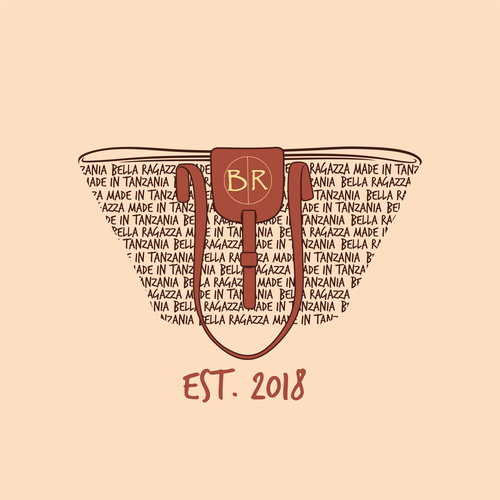 Girly design with the title 'Bella Ragazza'