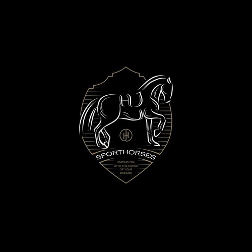 Racing logo with the title 'HJ Sporthorses'