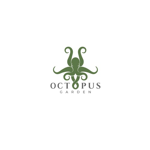 Octopus logo with the title 'logo concept for Landscape Architecture company'